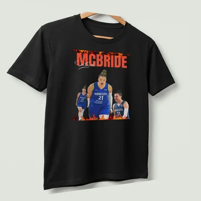 Illustrative basketball player t-shirt with text for Kayla from Mayo Clinic — printed on a unisex t-shirt (angled view)