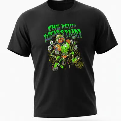 Cartoon character in a space suit with vibrant colors and humorous text — printed on a unisex t-shirt