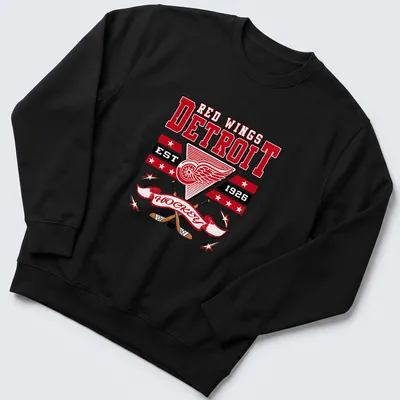 Vintage-style hockey emblem t-shirt celebrating the sport's history from 1926 — printed on a unisex sweatshirt